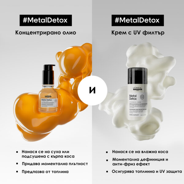11 Крем за коса L’Oréal Professionnel Série Expert Metal Detox – защита и възстановяване