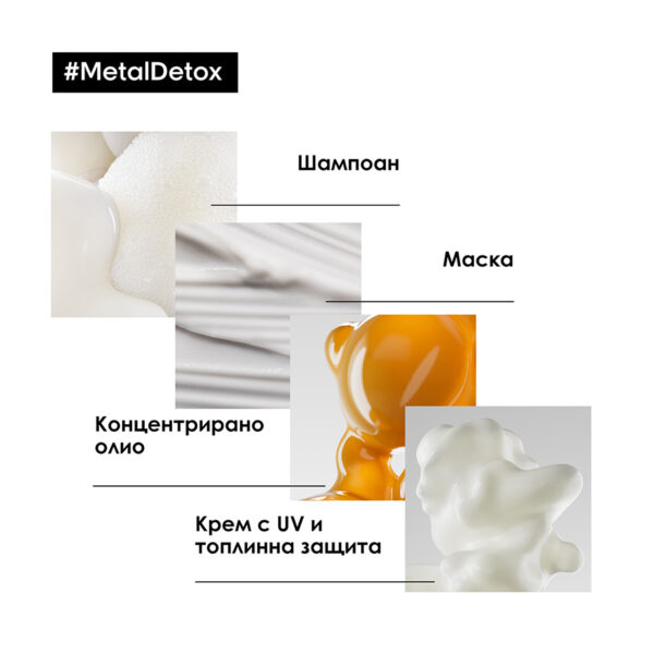 12 Крем за коса L’Oréal Professionnel Série Expert Metal Detox – защита и възстановяване