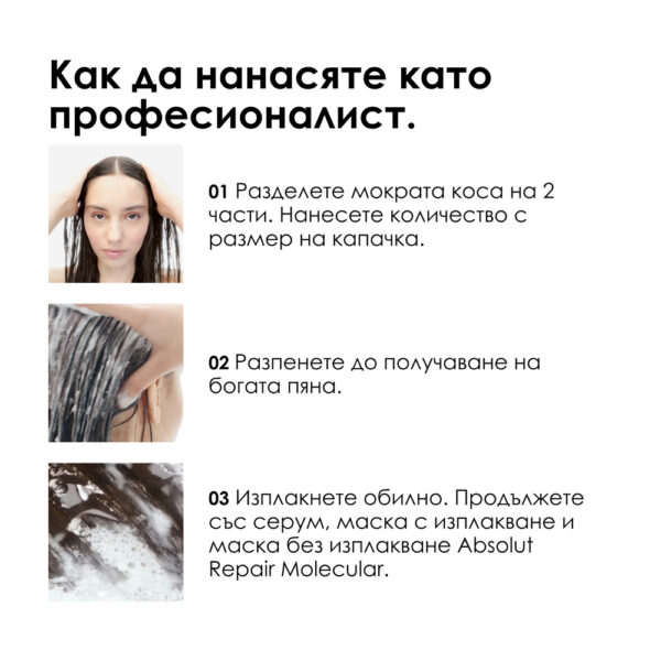 12 Шампоан L’Oréal Professionnel Série Expert Absolut Repair Molecular