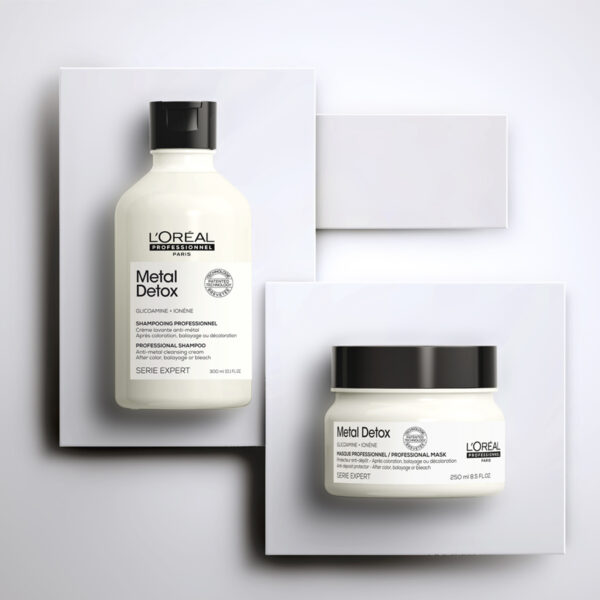 16 Маска L’Oréal Professionnel Série Expert Metal Detox – защита за боядисана коса
