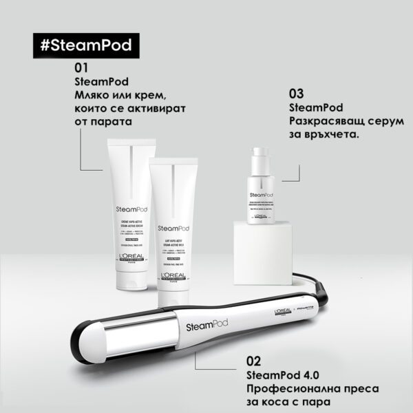16 Професионална парна преса L'Oréal Professionnel Steampod 4.0