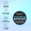 2 Матова глина за коса Matte Clay – Redken