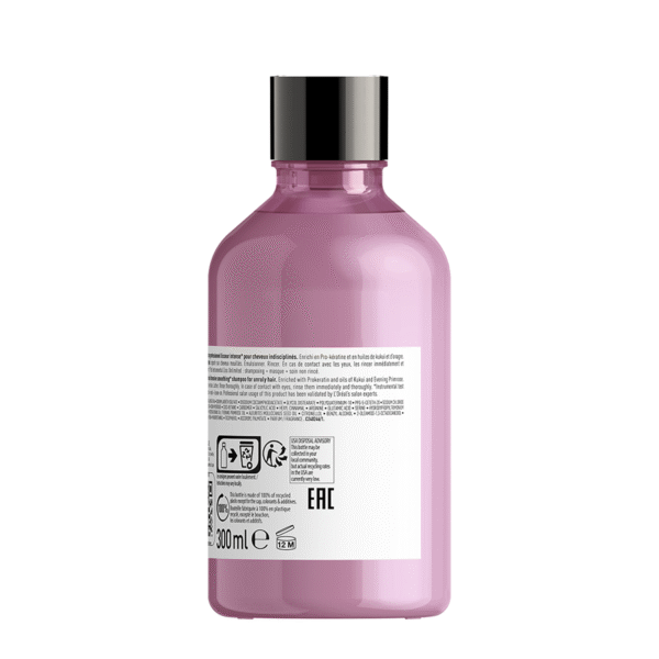 2 Изглаждащ шампоан L'Oréal Professionnel Serie Expert Liss Unlimited