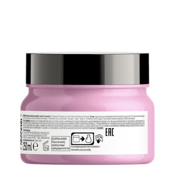 2 Изглаждаща маска L'Oréal Professionnel Serie Expert Liss Unlimited