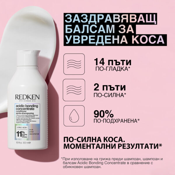 3 Възстановяващ балсам Acidic Bonding Concentrate – Redken