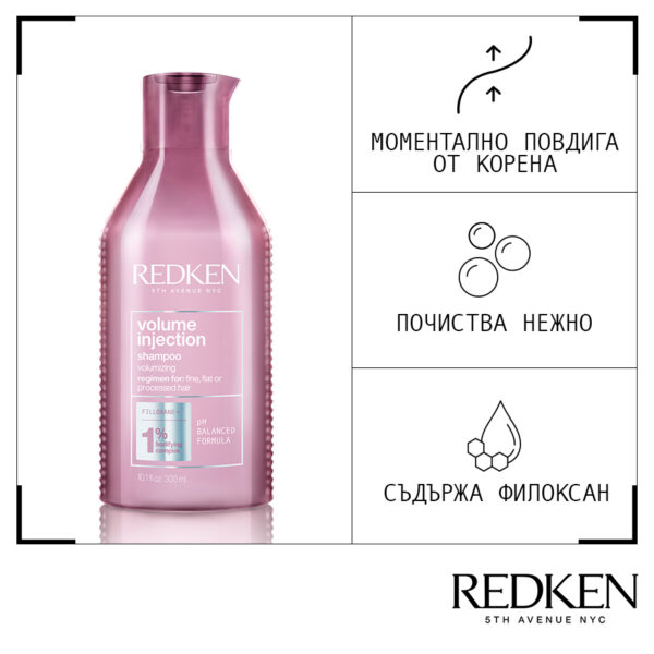 Шампоан за обем Volume Injection – Redken
