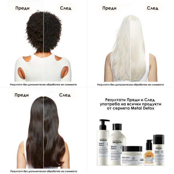 4 Пре-грижа L’Oréal Professionnel Série Expert Metal Detox – защита при боядисване