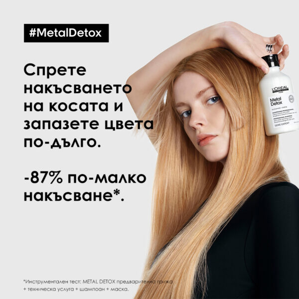 4 Шампоан L’Oréal Professionnel Série Expert Metal Detox – защита за боядисана коса