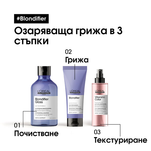 6 Балсам за блондинки L'Oréal Professionnel Serie Expert Blondifier