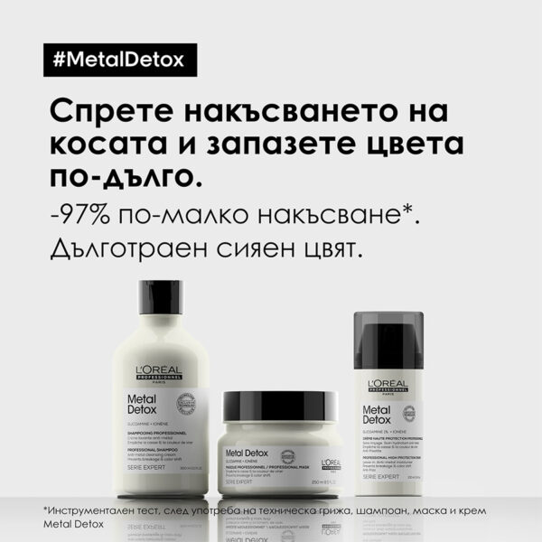 9 Крем за коса L’Oréal Professionnel Série Expert Metal Detox – защита и възстановяване