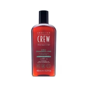 3-в-1 Шампоан, балсам и душ-гел с лайка и бор American Crew