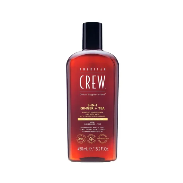 American Crew 3 In 1 Ginger Tea 3-в-1 шампоан, балсам и душ гел American Crew
