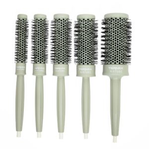 Nature Round Hairbrushes Set 5pcs Termix Комплект кръгли четки Nature 17– 43 мм (5 броя) – Termix