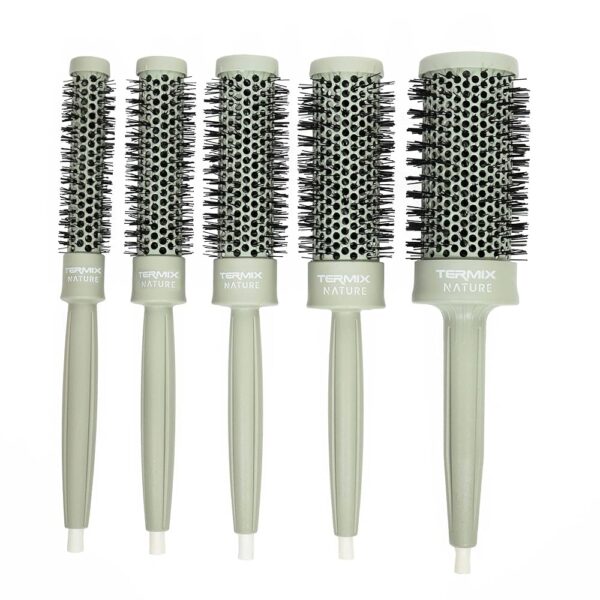 Nature Round Hairbrushes Set 5pcs Termix Комплект кръгли четки Nature 17– 43 мм (5 броя) – Termix