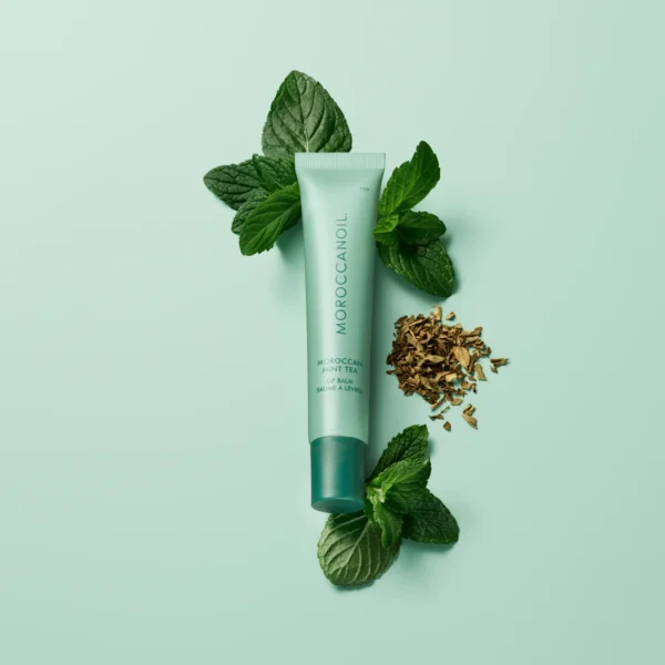 Хидратиращ балсам за устни Moroccanoil Lip Balm Moroccan Mint Tea 15 ml