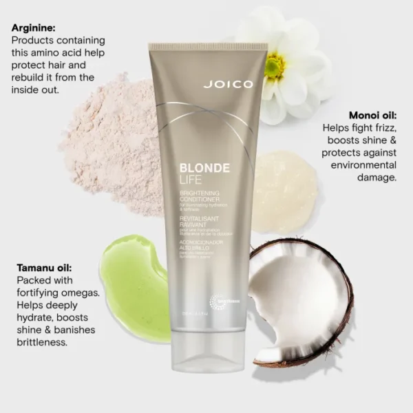 Joico Blonde Life озаряващ балсам за руса коса 250 ml