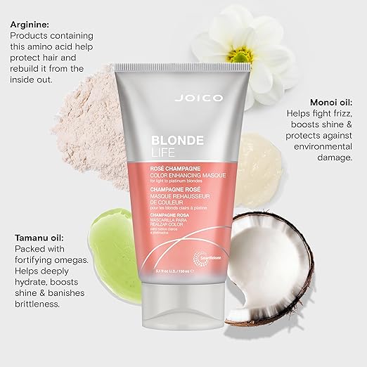 joico-blonde-life-color-depositing-masque-rosegold-150ml 3 Joico Blonde Life розово-златна тонираща маска 150 ml
