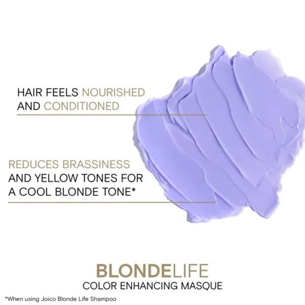 joico-blonde-life-color-enhancing-masque-violet-150ml 1 Joico Blonde Life виолетова маска за руса коса 150 ml