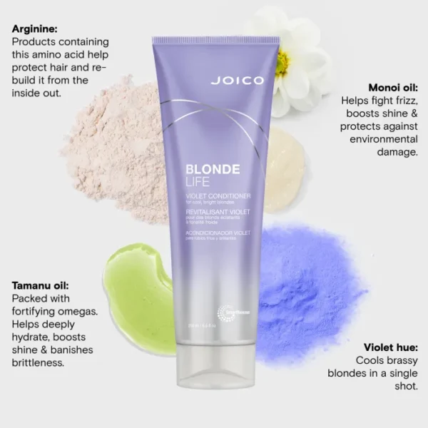 joico-blonde-life-violet-conditioner-250ml 2 Joico Blonde Life Violet виолетов балсам за руса коса 250 ml