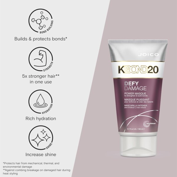 joico-defy-damage-kbond20-power-masque-50-150 ml 3 Joico Defy Damage Kbond20 укрепваща маска за защита