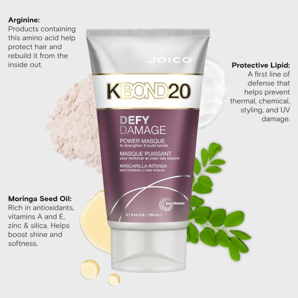 joico-defy-damage-kbond20-power-masque-50-150 ml 5 Joico Defy Damage Kbond20 укрепваща маска за защита