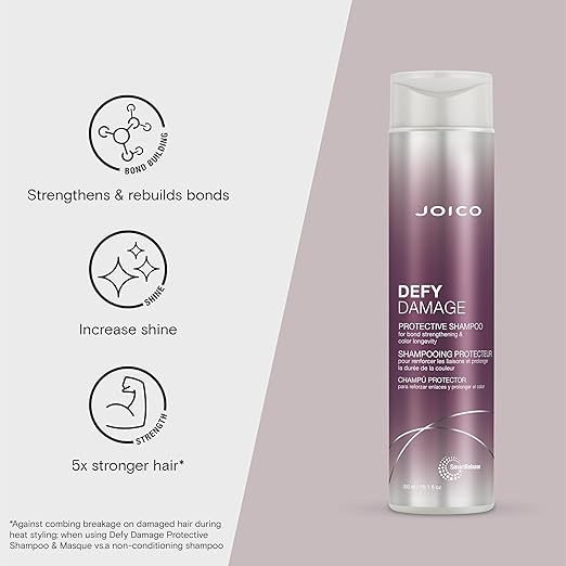 joico-defy-damage-protective-shampoo-300ml 2 Joico Defy Damage защитен шампоан за укрепване и дълготраен цвят 300 ml