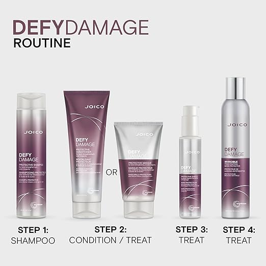 joico-defy-damage-protective-shampoo-300ml 5 Joico Defy Damage защитен шампоан за укрепване и дълготраен цвят 300 ml