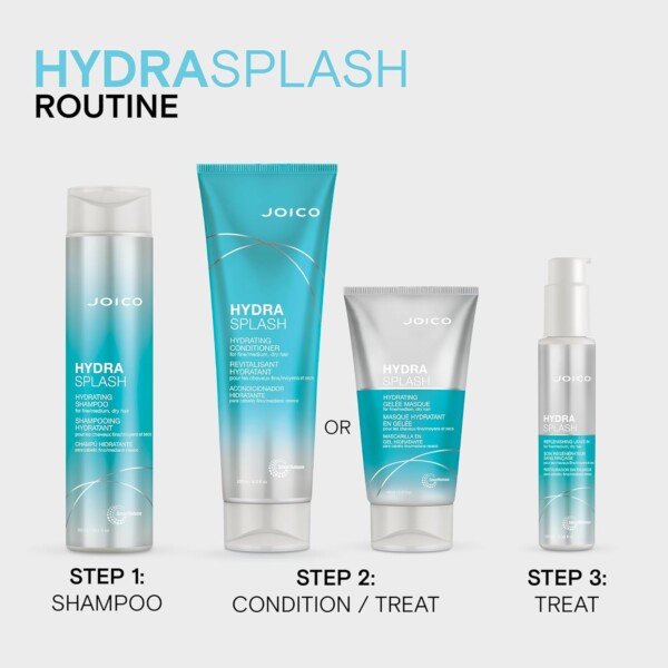 joico-hydrasplash-hydrating-shampoo-300ml 5 Joico HydraSplash хидратиращ шампоан за фина коса 300 ml