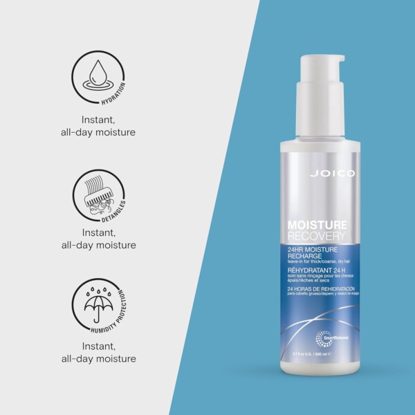 joico-moisture-recovery-24h-moisture-recharge-200ml 2 Joico Moisture Recovery 24H Moisture Recharge хидратиращ крем без изплакване 200 ml