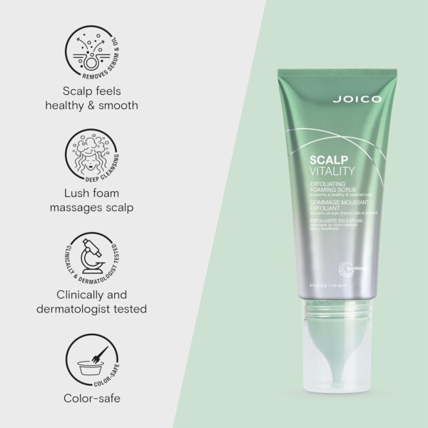 joico-scalp-vitality-exfoliating-scrub-177ml 2 Joico Scalp Vitality ексфолиращ скраб за скалп 177 ml