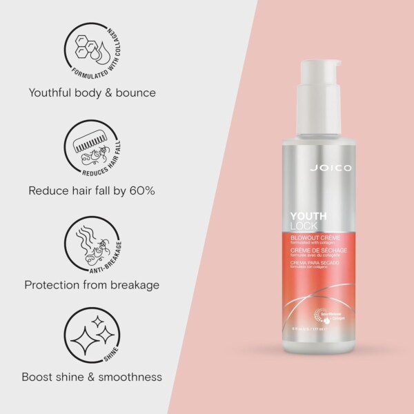joico-youthlock-blowout-creme-117ml 2 Joico YouthLock крем за оформяне със сешоар 117 ml